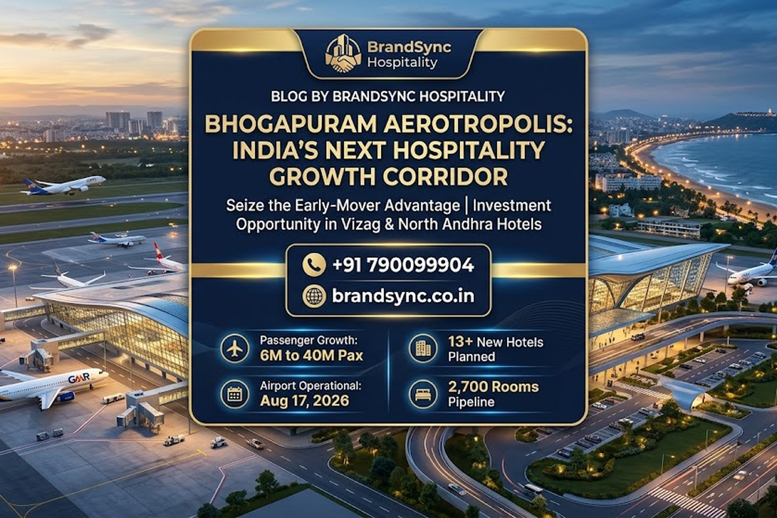 Bhogapuram Airport Hotel Opportunity — Visakhapatnam Aerotropolis | BrandSync Hospitality