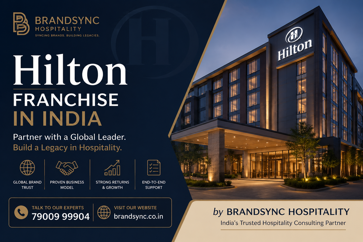Hilton Franchise in India — Cost, Brands and Process | BrandSync Hospitality