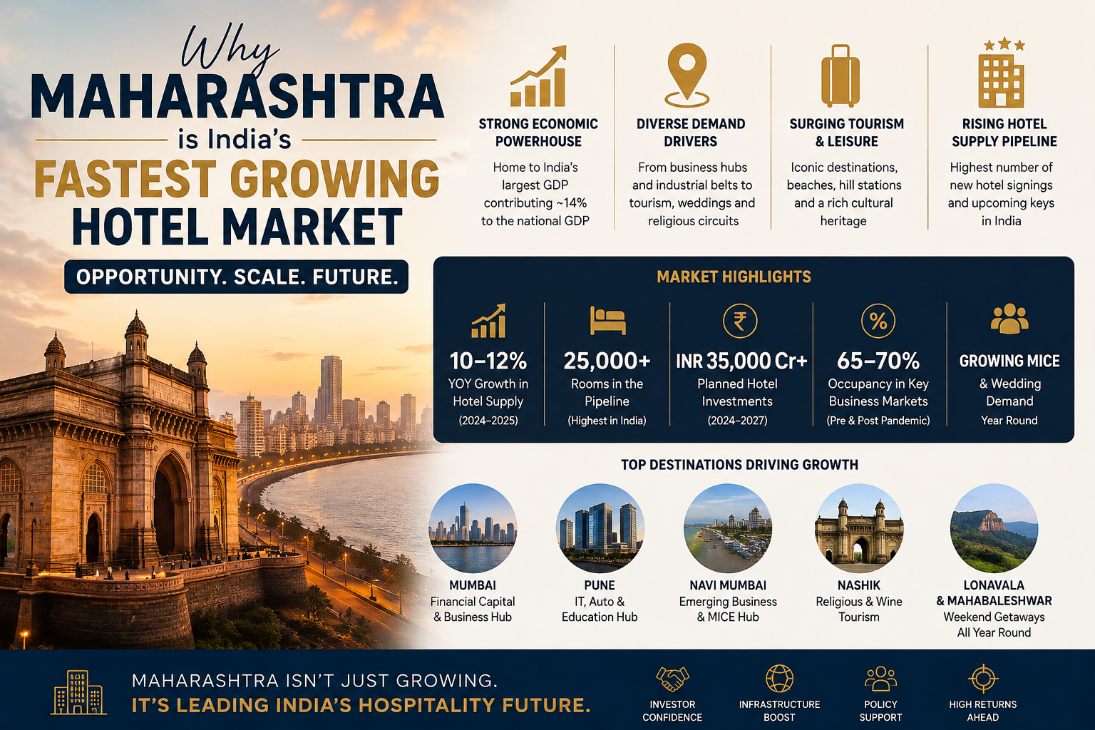 Why the Maharashtra Hotel Market Is India's Fastest-Growing — BrandSync Hospitality