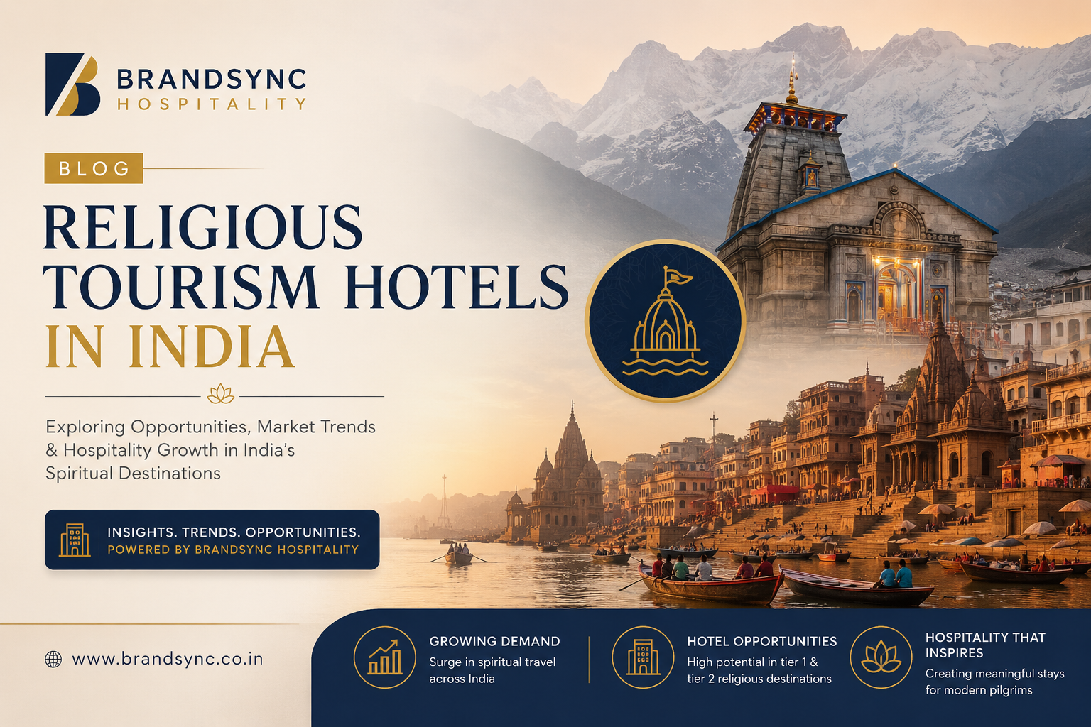 Religious Tourism Hotels in India — market trends and hotel investment opportunities across India's spiritual destinations by BrandSync Hospitality